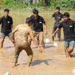 Lively kabaddi match in progress at Avani Kesard Onji Dina sports event organized by Alva’s Institute of Engineering and Technology.