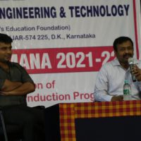 Captain Naveen Nagappa sharing Kargil War strategies and stories at Alva’s Agamana, Alva’s Institute of Engineering and Technology