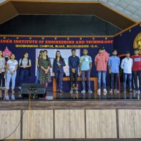 Motivational talk by JCI Soujanya Hegde during Alva’s Agamana at Alva’s Institute of Engineering and Technology